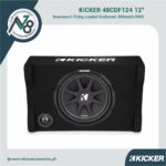 Kicker 48CDF124 Comp Series Sealed Downward-Firing Enclosure with 12" 4-Ohm Subwoofer Genuine