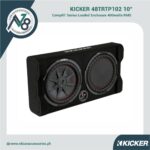Kicker 48TRTP102 Downward-Firing Loaded Enclosure 10" Subwoofer Genuine
