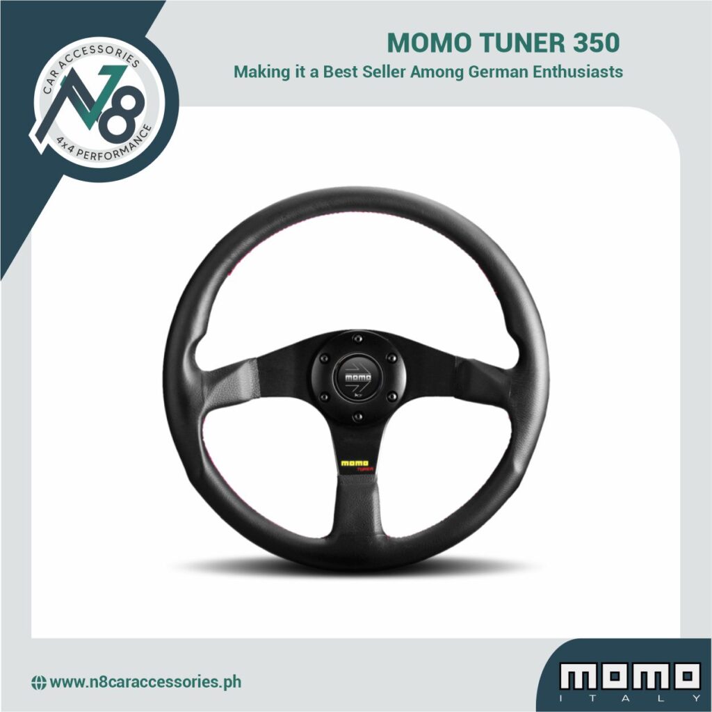 MOMO Tuner Black 350 Genuine - N8 Car Accessories 4x4