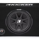 Kicker 48CDF124 Comp Series Sealed Downward-Firing Enclosure with 12" 4-Ohm Subwoofer Genuine - Image 3