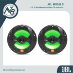 JBL MS65LW 6.5" 2-Way Marine Speaker 75watts RMS with RGB LED lighting (Black) Genuine