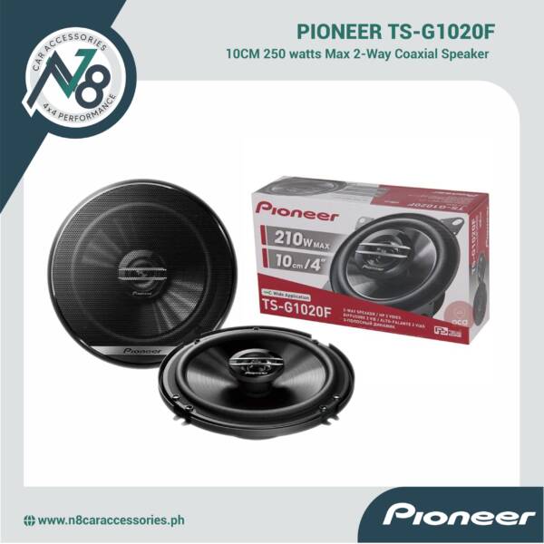 Pioneer TS-G1020F 4" 2-Way Coaxial Speakers Genuine