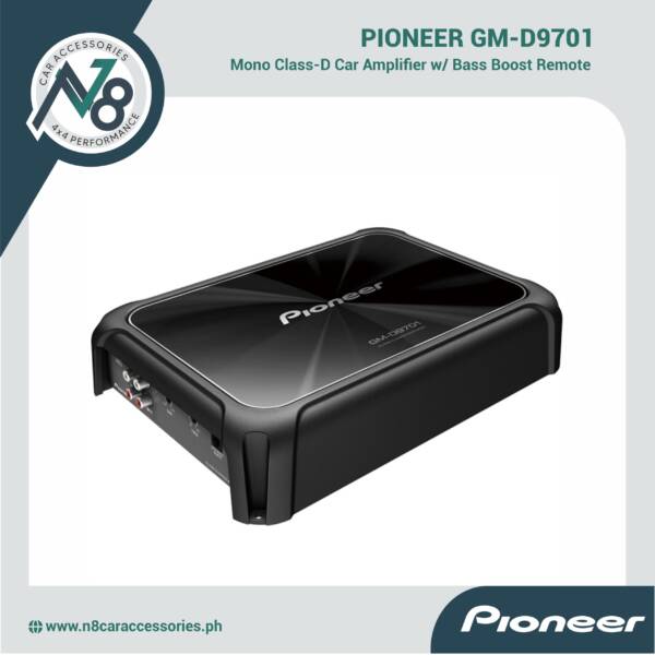 Pioneer GM-D9701 1 Channel Class D 2400w Max Power Mono Amplifier Genuine