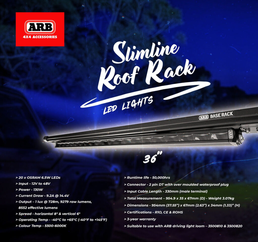 Arb Base Rack Led Light Covers ARB BASE Rack Slimline LED Light Bar with Wiring Harness Genuine - N8 ...