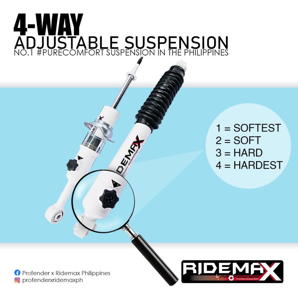 Ridemax Suspension 4-Way Adustable 2