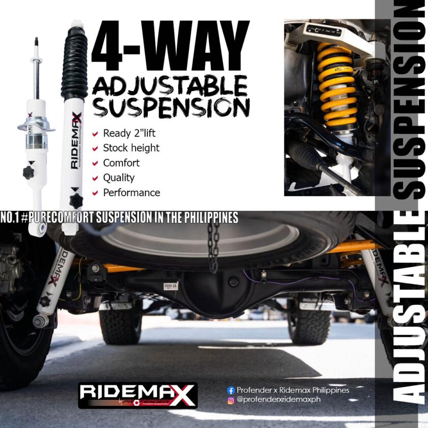 Ridemax Suspension 4-Way Adustable 2