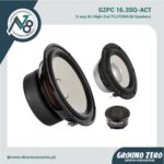 Ground Zero GZPC 16.3SQ-ACT 165mm / 6.5″ 3-way Active Component Speaker System Genuine