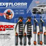 EXPLORER Rock 2.5 Series Adjustable Mono Shocks Hilux Revo 2016-2020 Genuine - Image 2