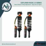 EXPLORER Rock 2.5 Series Adjustable Mono Shocks Hilux Revo 2016-2020 Genuine
