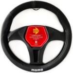 MOMO ELEGANT STEERING WHEEL COVER BLACK & GREY (MEDIUM) Genuine - Image 6