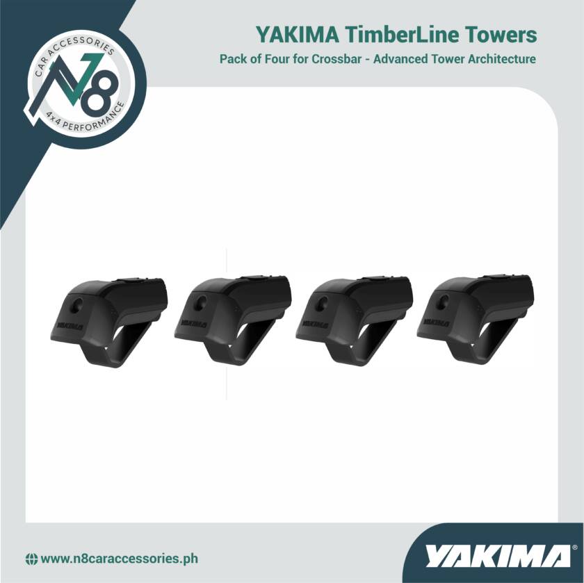 YAKIMA Timberline Towers 4 Pack for Crossbar Genuine - N8 Car ...