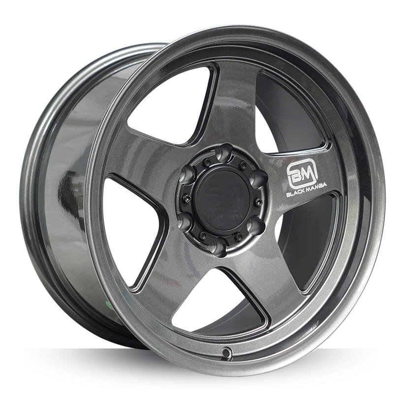 BLACK MAMBA KAITO V2 18x9" 139.7 +00 DARK GUNMETAL Genuine - Image 2