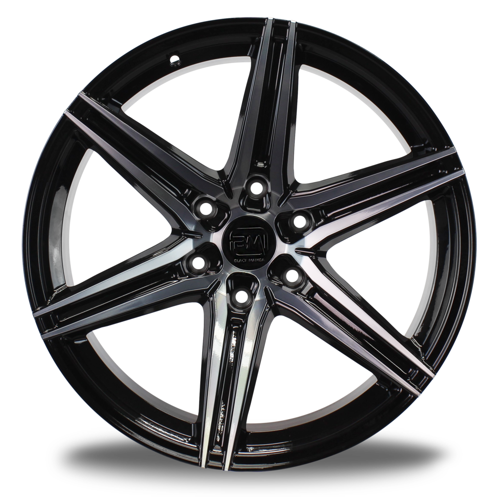 BLACK MAMBA FLEX 20x9" 139.7 +18 BLACK POLISH CLEAR COATING Genuine - Image 2