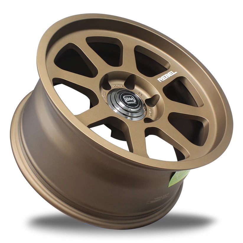 BLACK MAMBA REBEL 18x9" 139.7 +00 GLOSS DARK BRONZE Genuine - Image 3