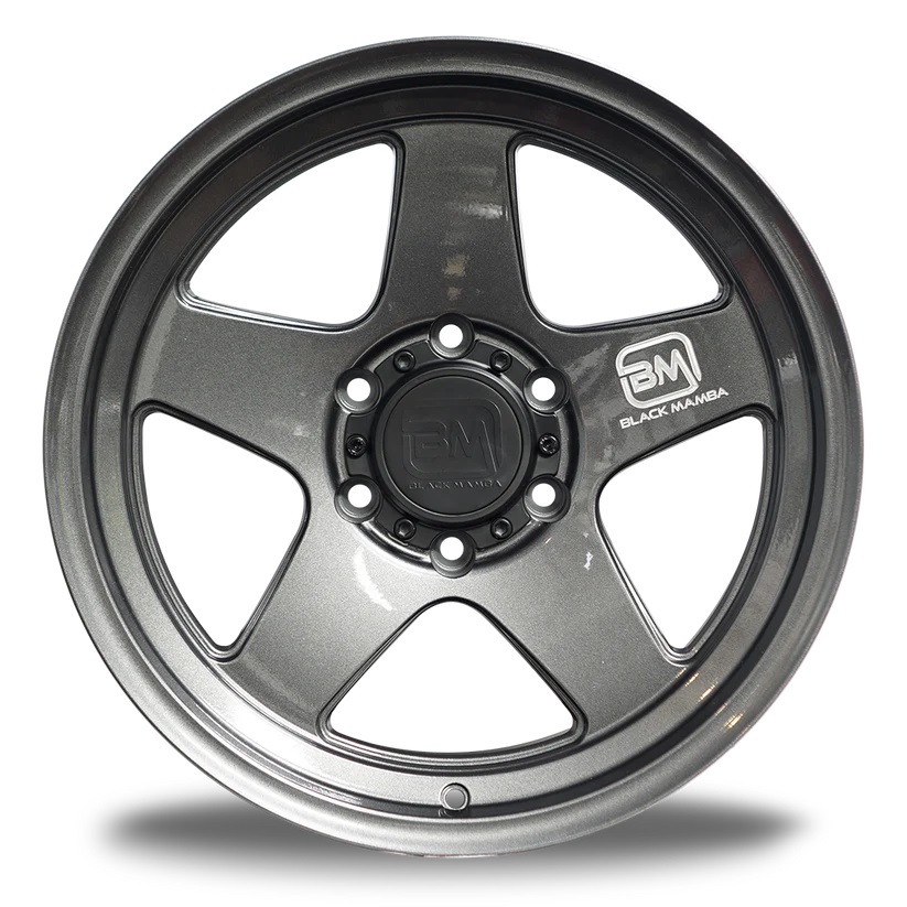 BLACK MAMBA KAITO V2 18x9" 139.7 +00 DARK GUNMETAL Genuine - Image 4