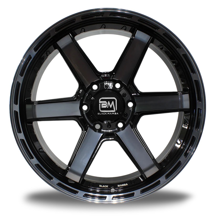 BLACK MAMBA CYCLONE 20x9" 139.7 +15 SATIN BLACK Genuine - Image 4