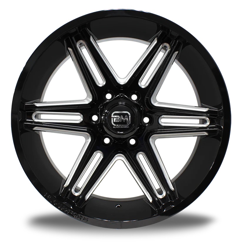 BLACK MAMBA VEKTOR 6 20x9" 139.7 +15 BLACK MILLED SPOKE Genuine - Image 4