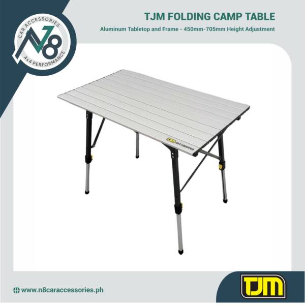 TJM FOLDING CAMP TABLE Genuine