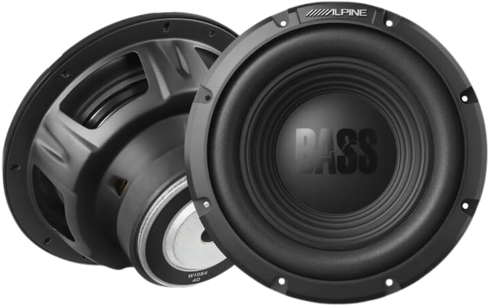 ALPINE W10S4 10" Single 4ohm Subwoofer Genuine - Image 2