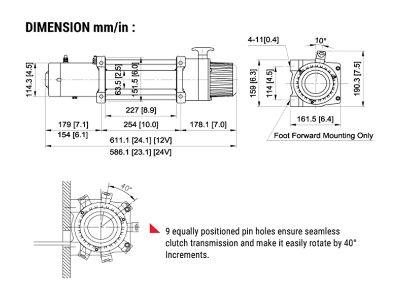 COMEUP WINCH DV-12s 12v 12, 000 LB (SYNTHETIC ROPE) Genuine - Image 4