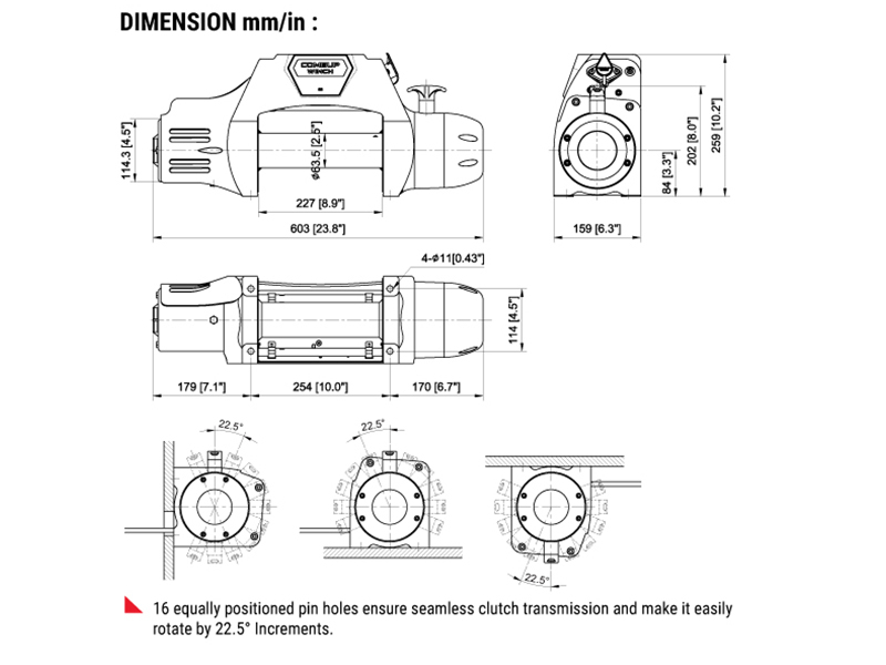 COMEUP WINCH Seal Gen2 Series 9.5rsi 9,500 Lb (SYNTHETIC ROPE) Genuine - Image 4