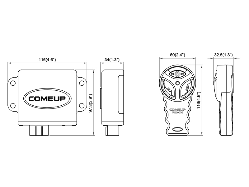 COMEUP WINCH Wireless Remote Kit RF-24C (OPTIONAL for  DV and Seal Gen2) Genuine - Image 5