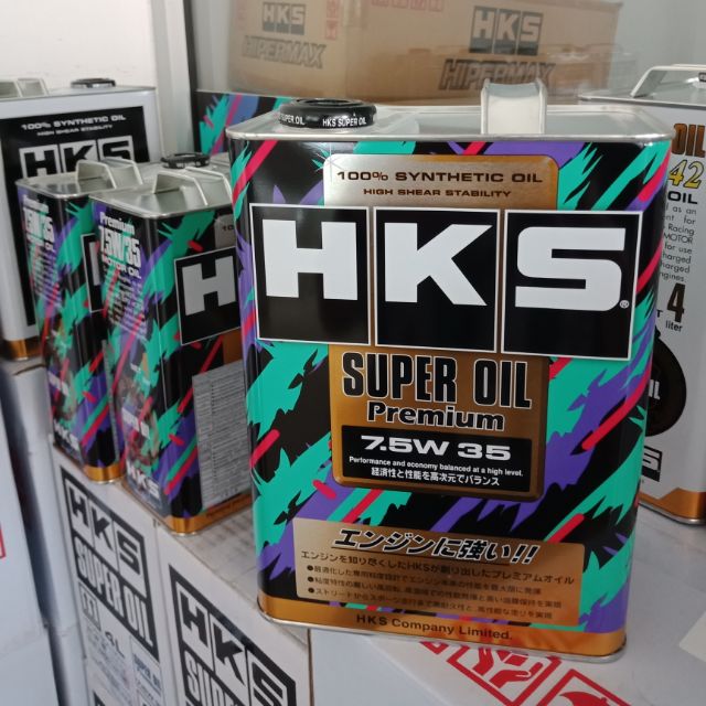 HKS 7.5W35 1L Super Premium Oil PN#52001-AK104 Genuine - Image 4