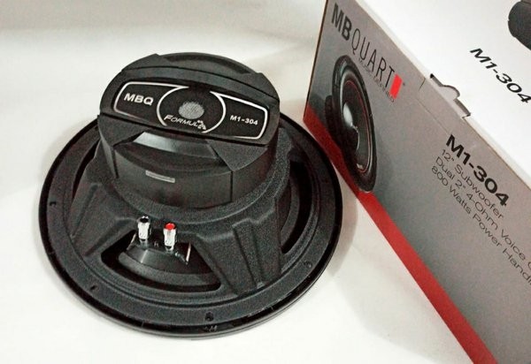 MB QUART M1-304 12" Dual Voice Coil 600 Watt Car Audio Subwoofer Genuine - Image 6