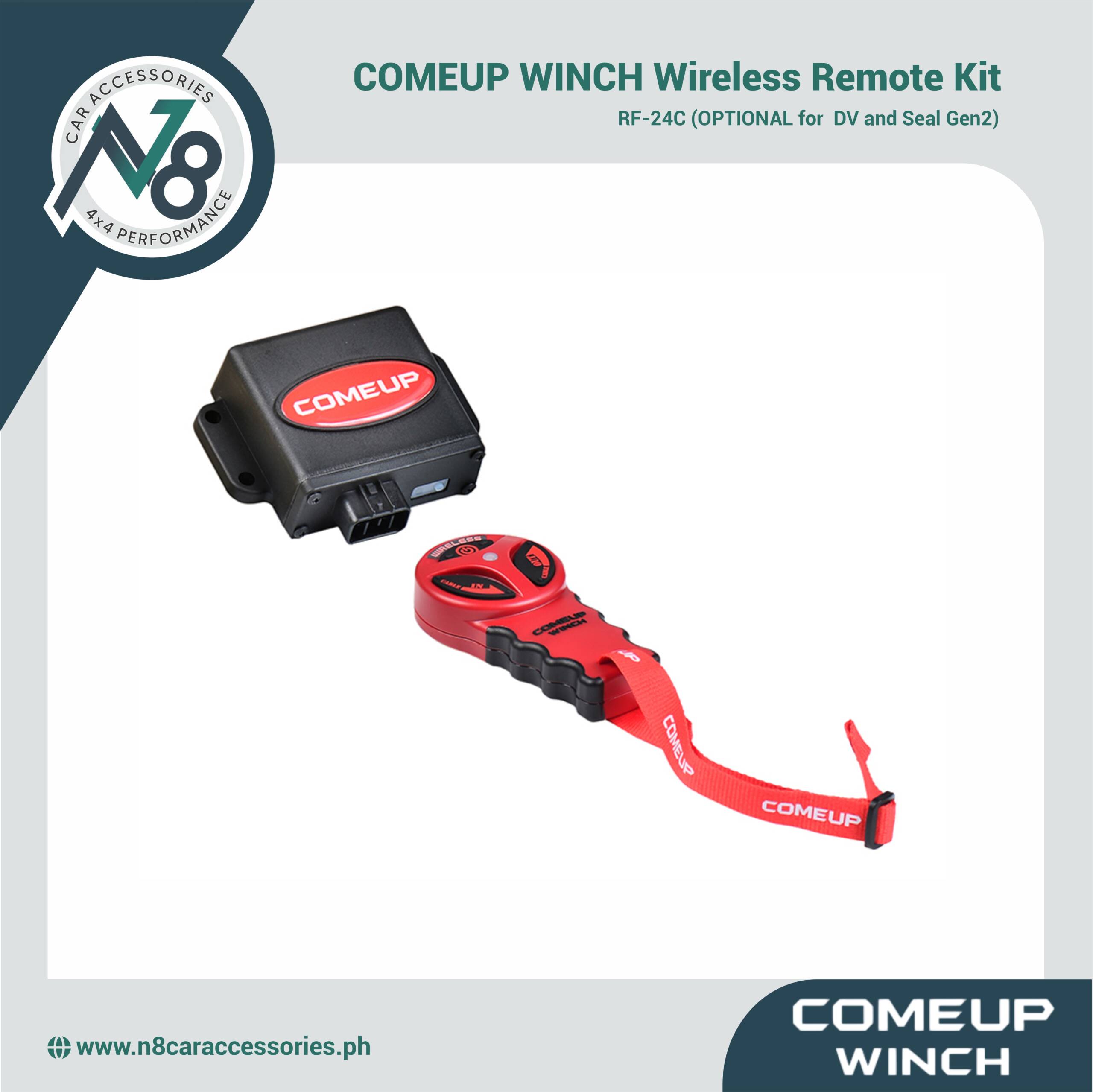 COMEUP WINCH Wireless Remote Kit RF-24C (OPTIONAL for  DV and Seal Gen2) Genuine