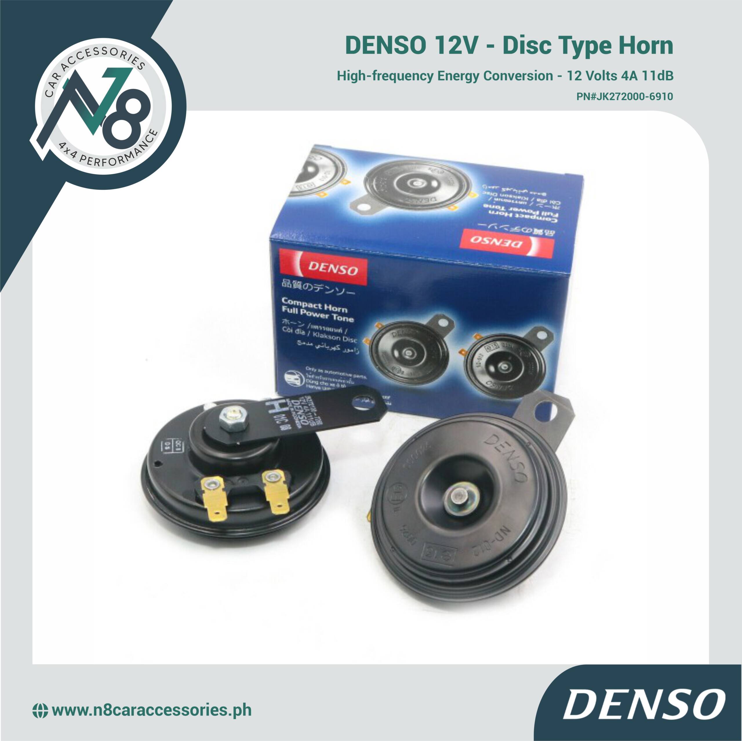 DENSO 12V - Disc Type Horn PN#JK272000-6910 Genuine