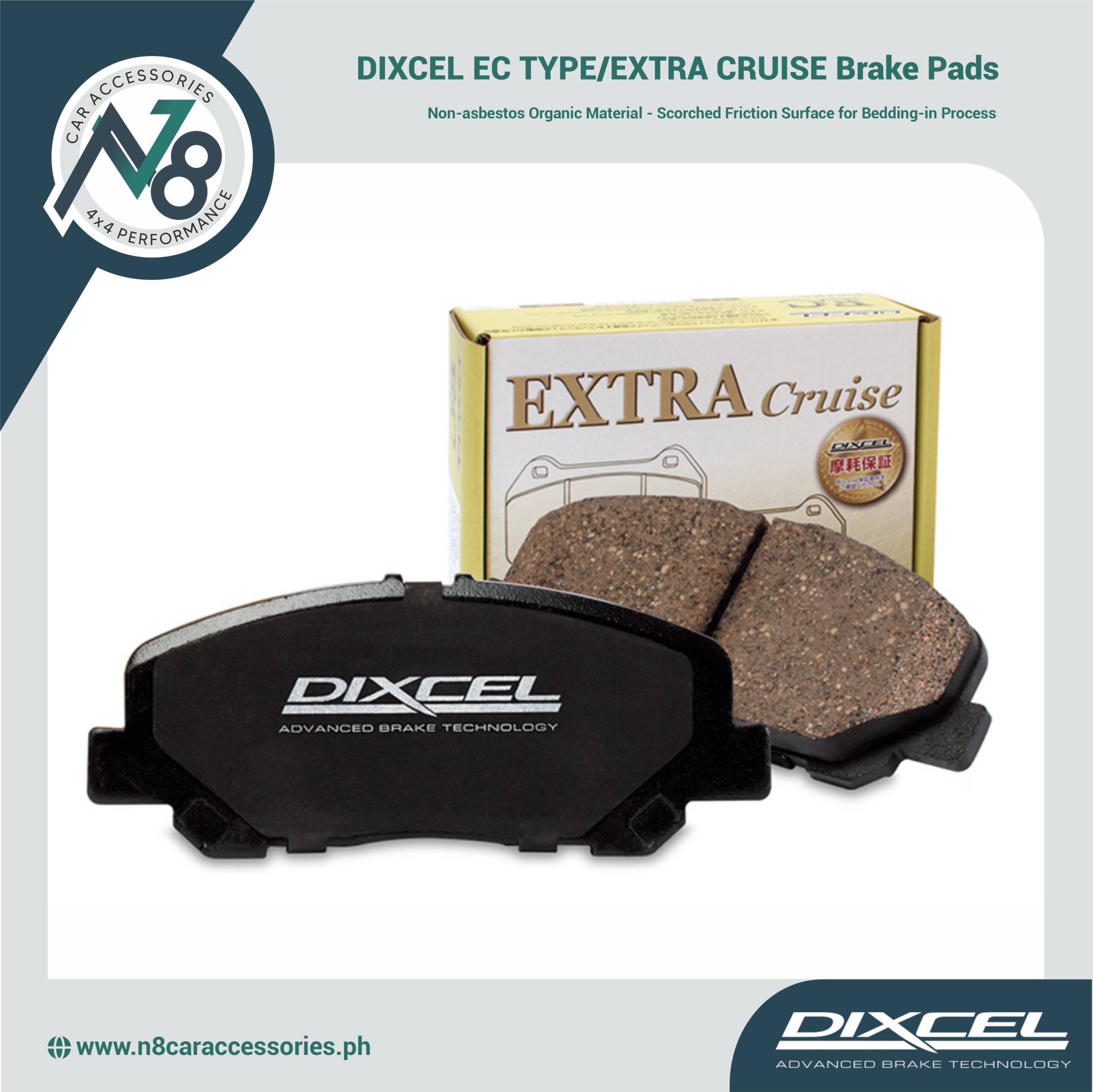 DIXCEL Street EC TYPE/EXTRA CRUISE Brake Pads Genuine