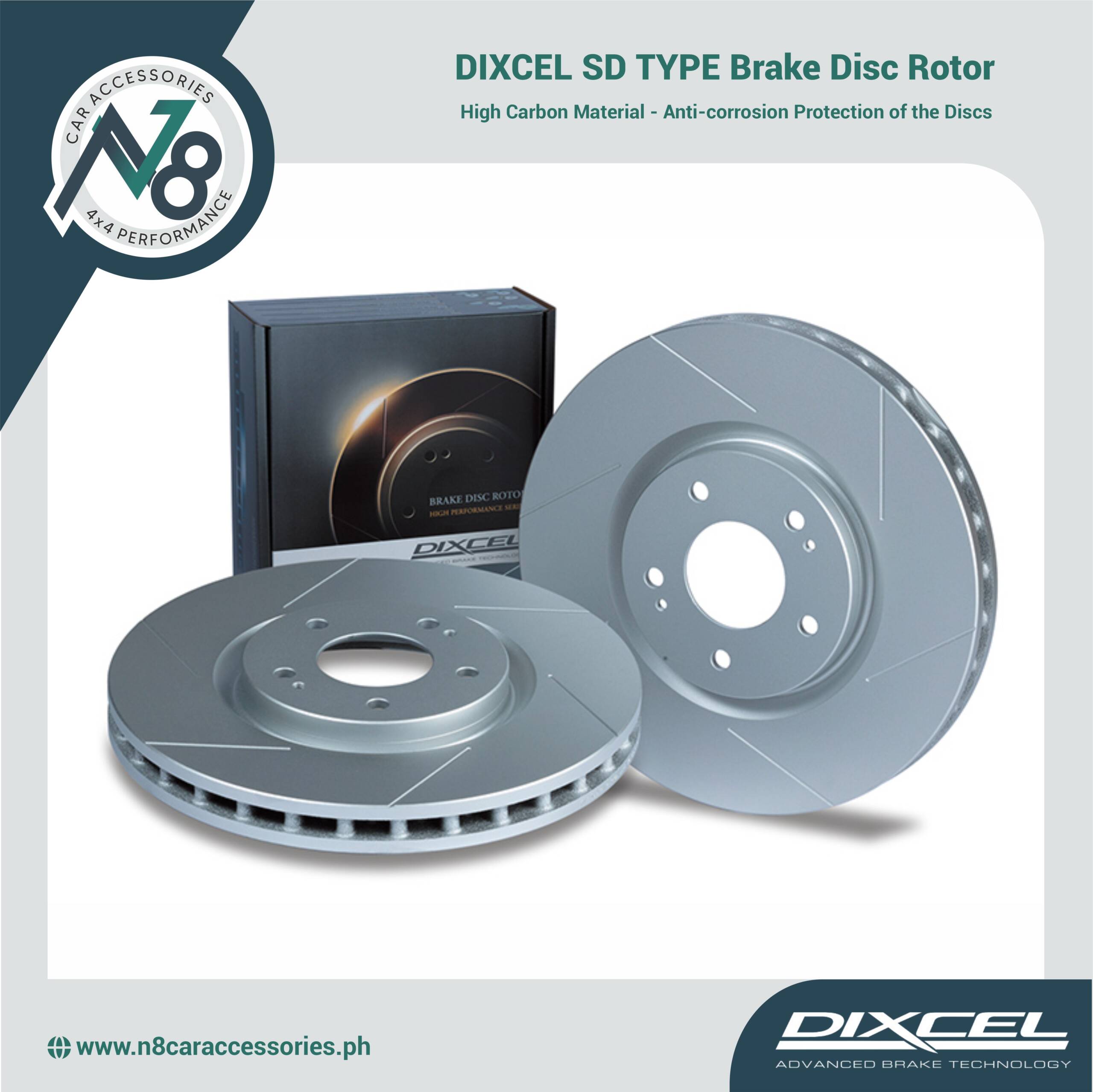 DIXCEL SD TYPE Brake Disc Rotor Genuine