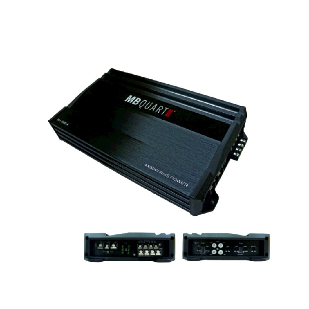 MB QUART M1-360.4 60 Watt 4 Channel Car Audio Amplifier Genuine - Image 4