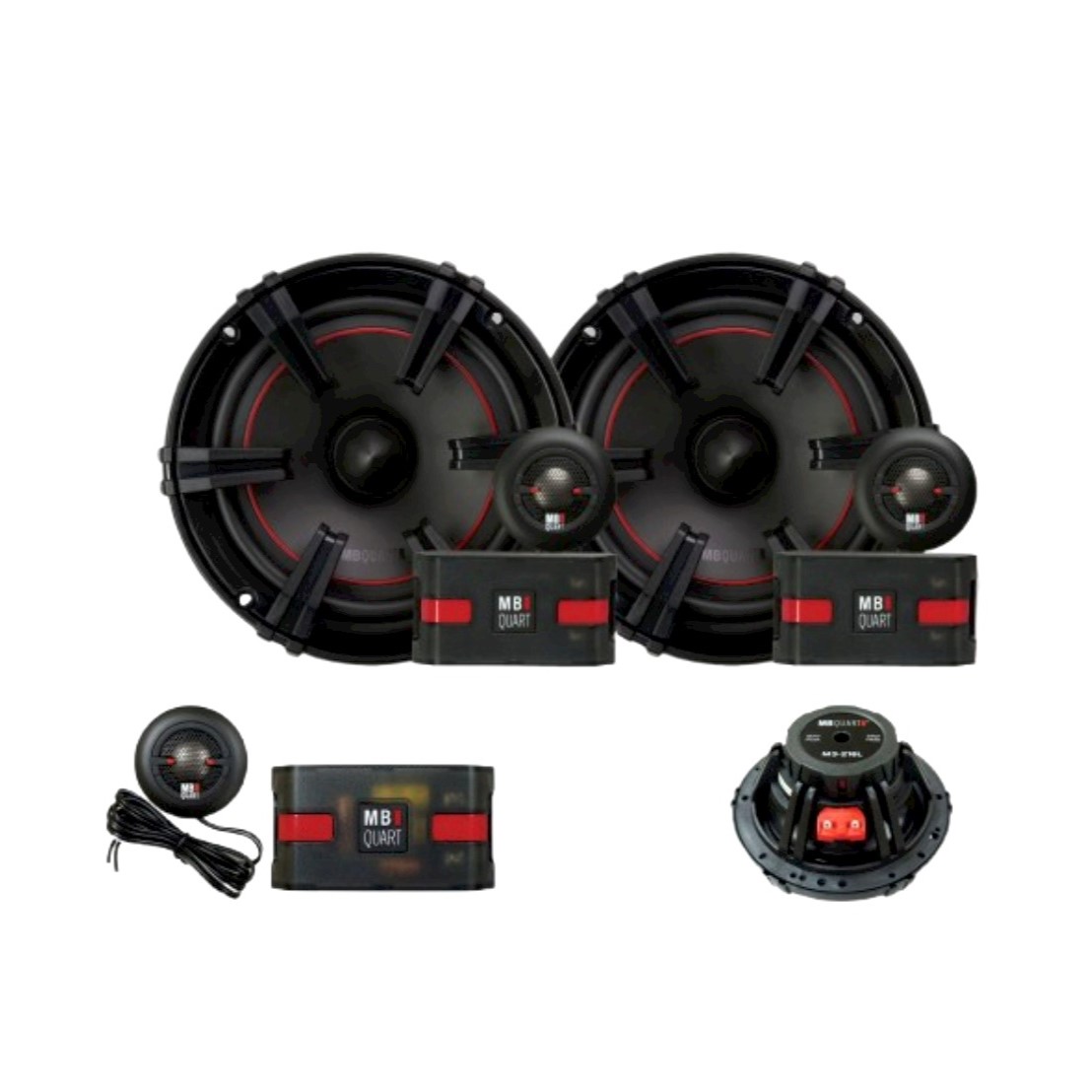 MB QUART M3-216 6.5" 2-Way Car Audio Component Speaker System Genuine - Image 7