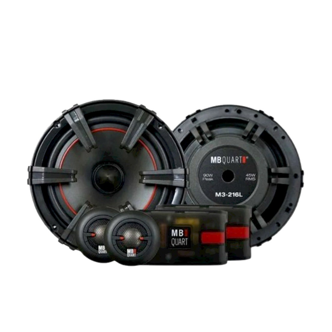 MB QUART M3-216L 6.5" 2-Way Car Audio Component Speaker System Genuine - Image 4