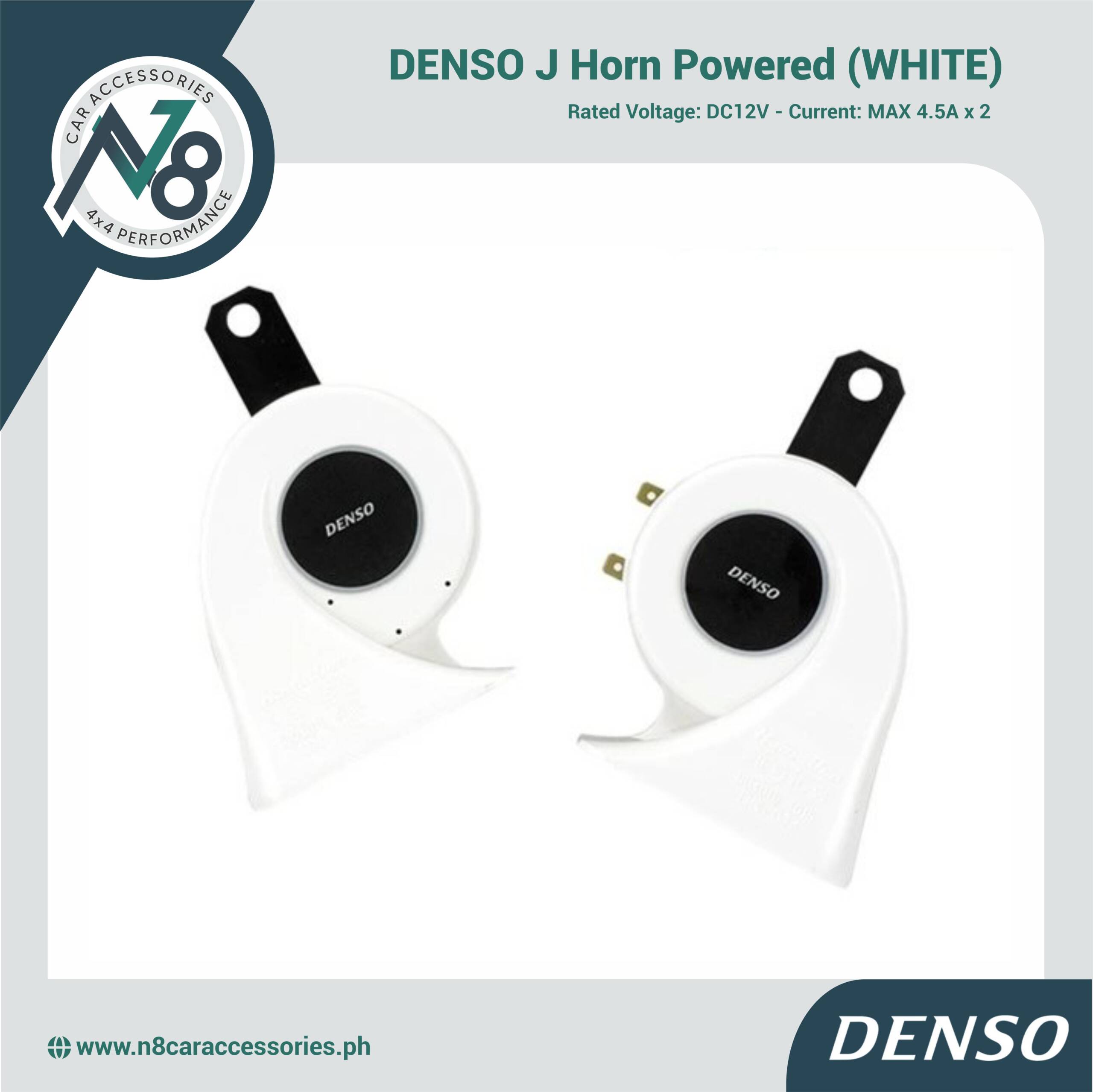 DENSO J Horn Powered (WHITE) Genuine