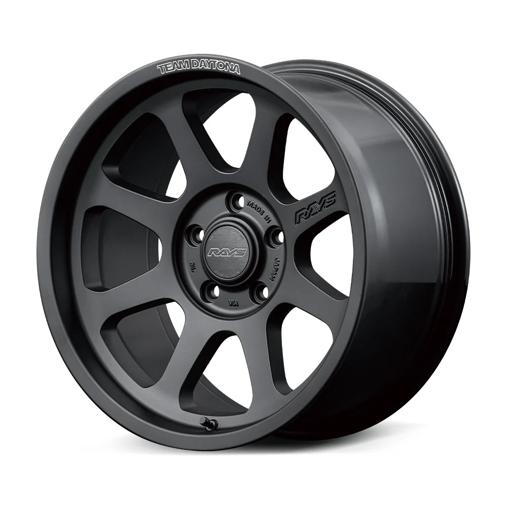 VOLK RAYS 18X9 6H - 139 +0 DAYTONA D108 Matte Black Genuine - Image 2