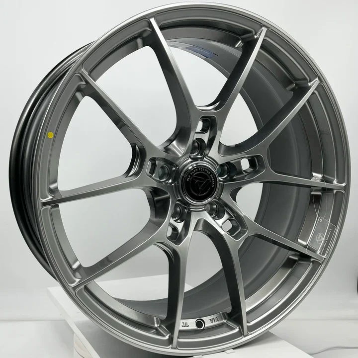 VLF ULF09 15x7 4x100 et35 Gloss Dark Gunmetal Genuine - Image 2