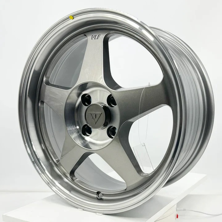 VLF 51 17x7.5 4x100 et35 Gloss Dark Gunmetal Genuine - Image 3