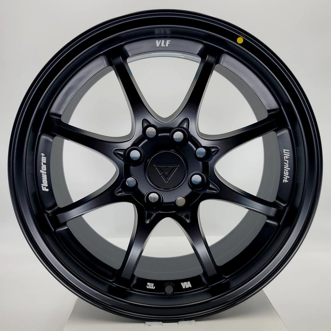 VLF C02 17x7.5 5x100/5x114.3 et40 Matte Black Genuine - Image 4