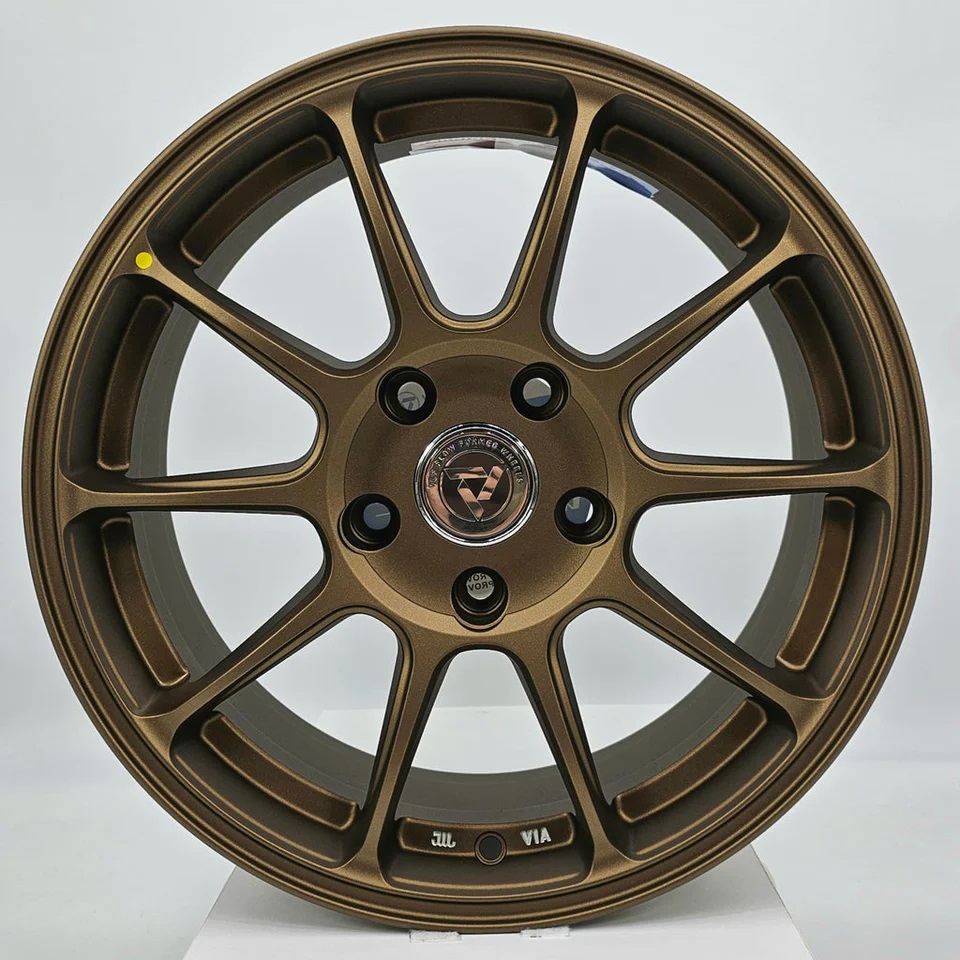 VLF ULF15 15x7 4x100 et35 Matte Bronze Genuine - Image 4