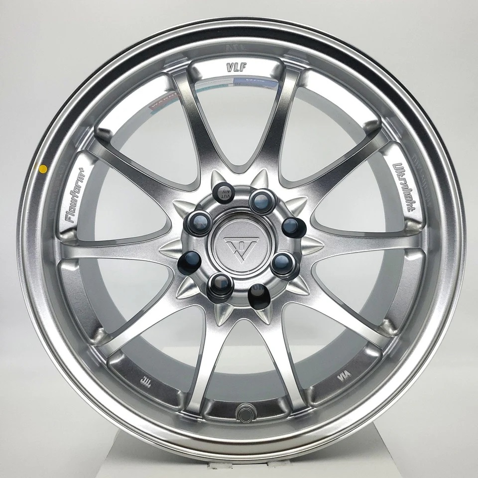 VLF C02 16x7 4x100/4x114.3 et40 Silver Genuine - Image 4