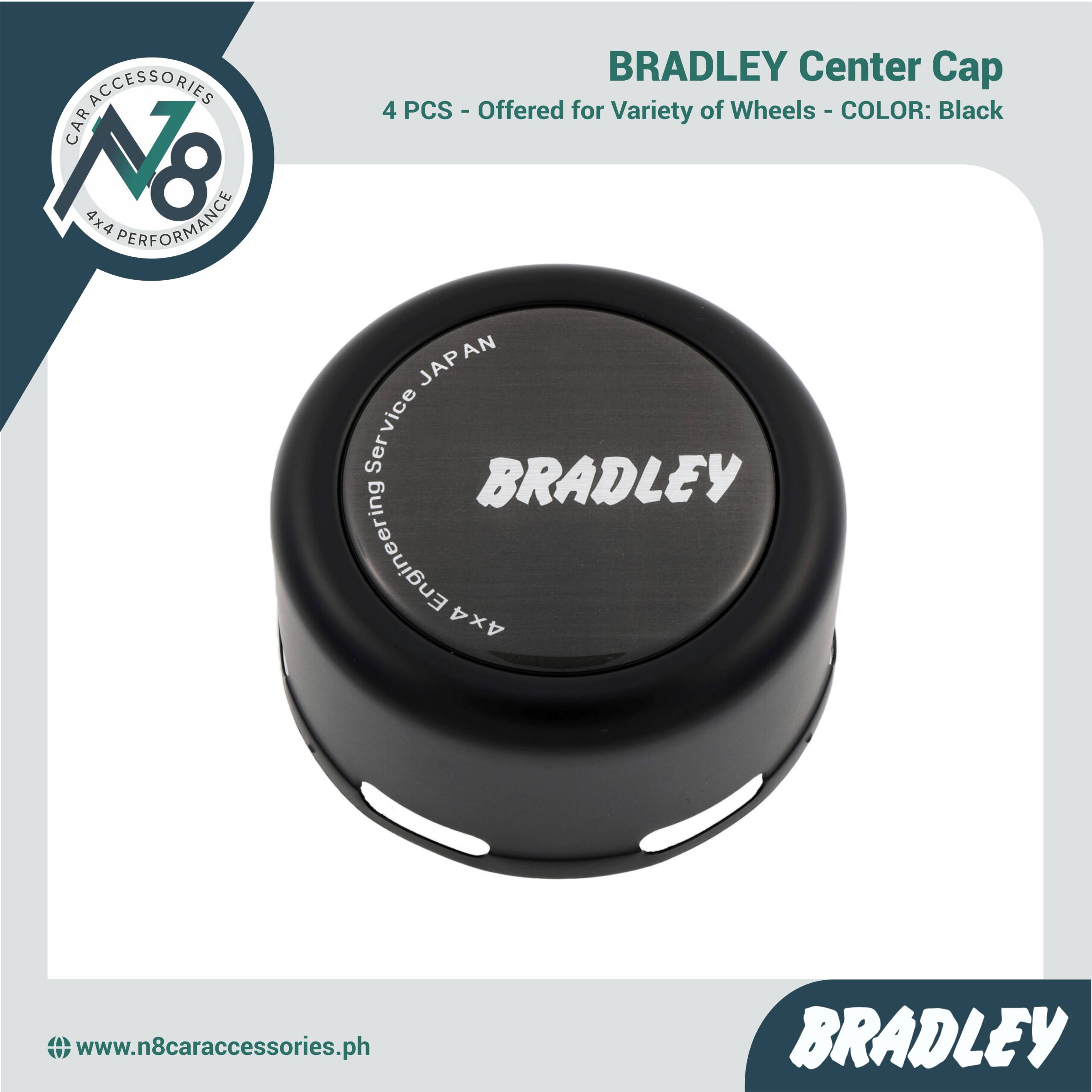 Bradley Center Cap (4 PCS) Genuine