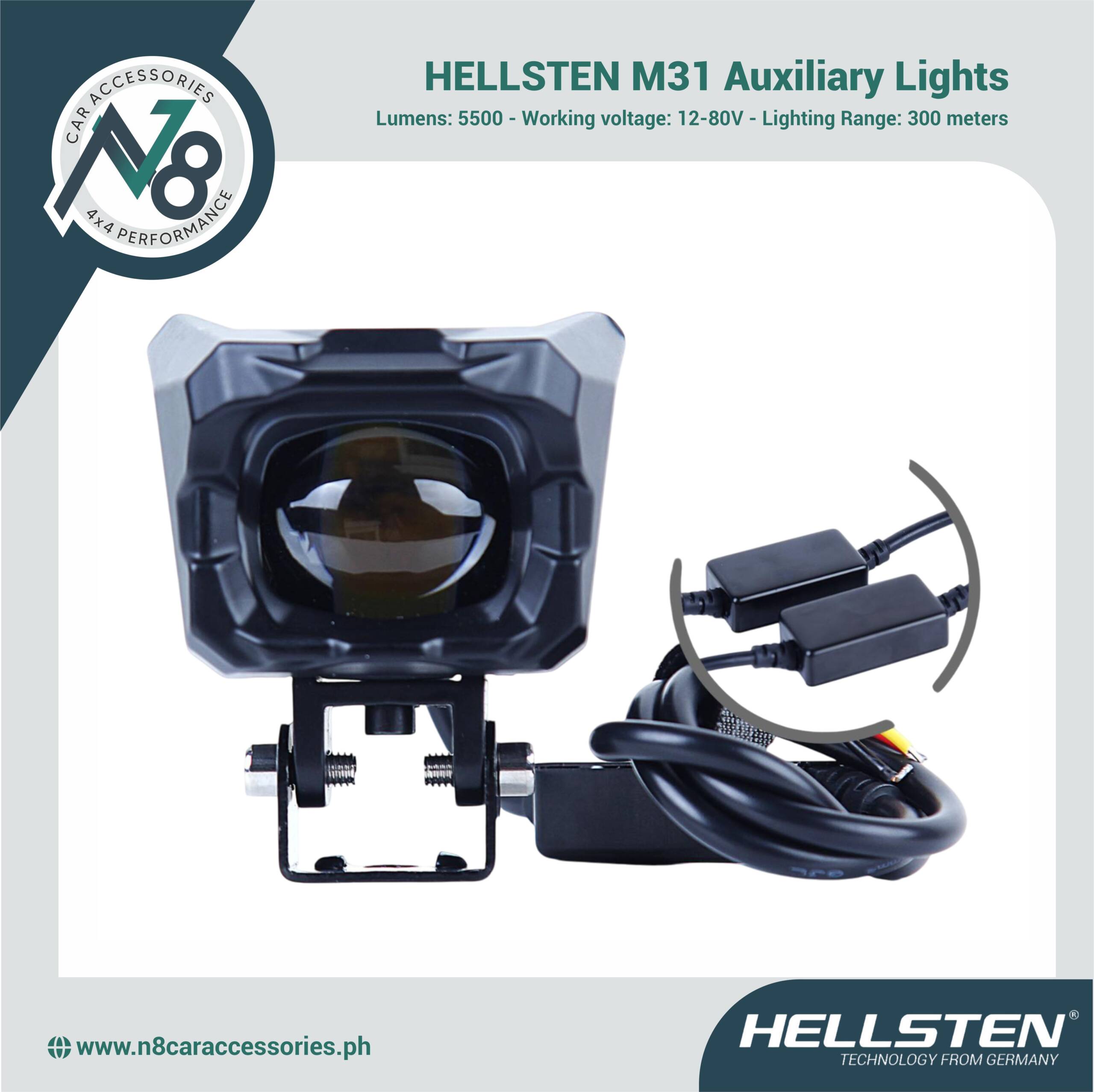 HELLSTEN M31 Auxiliary Lights Genuine