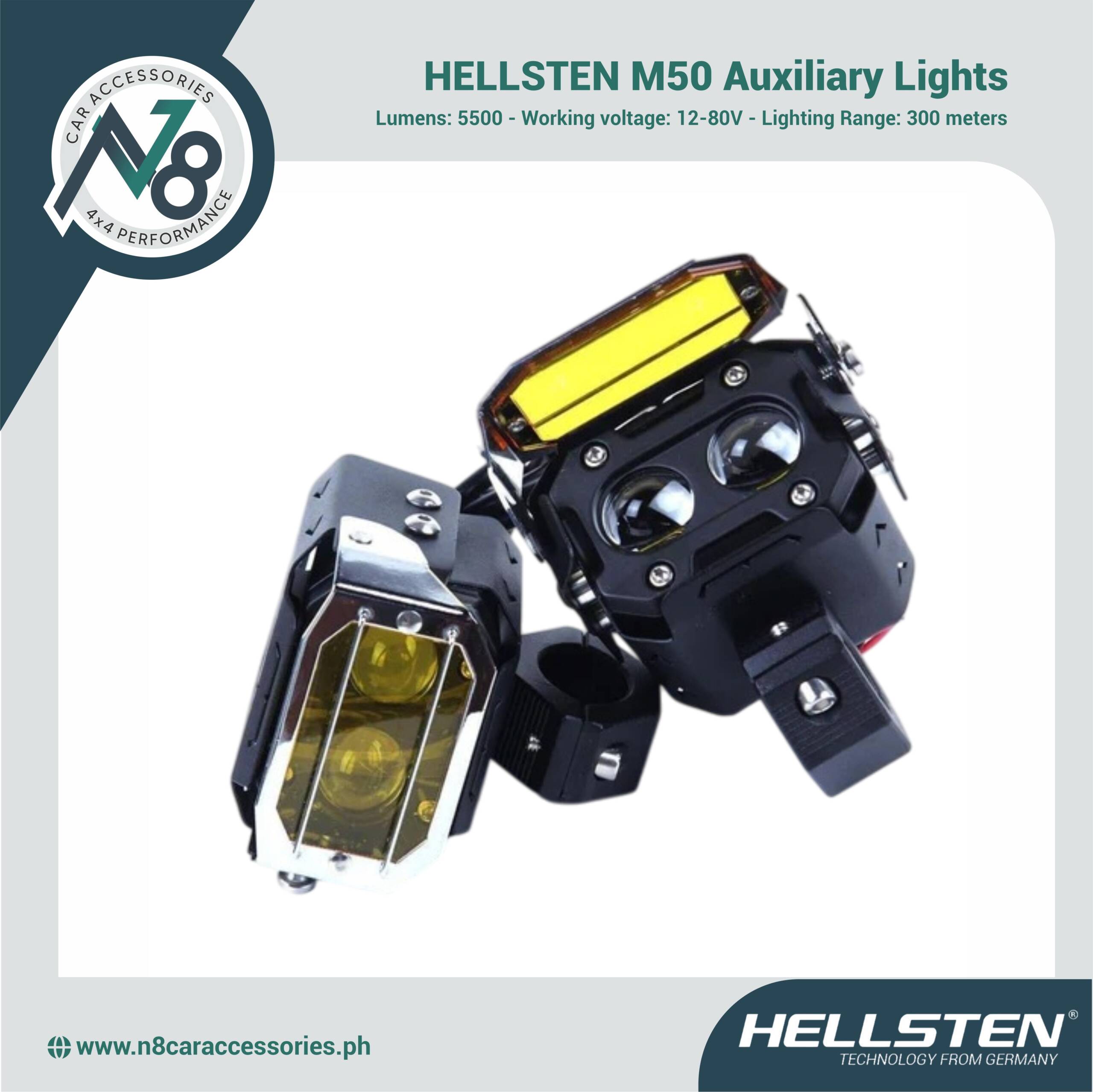 HELLSTEN M50 Auxiliary Lights Genuine