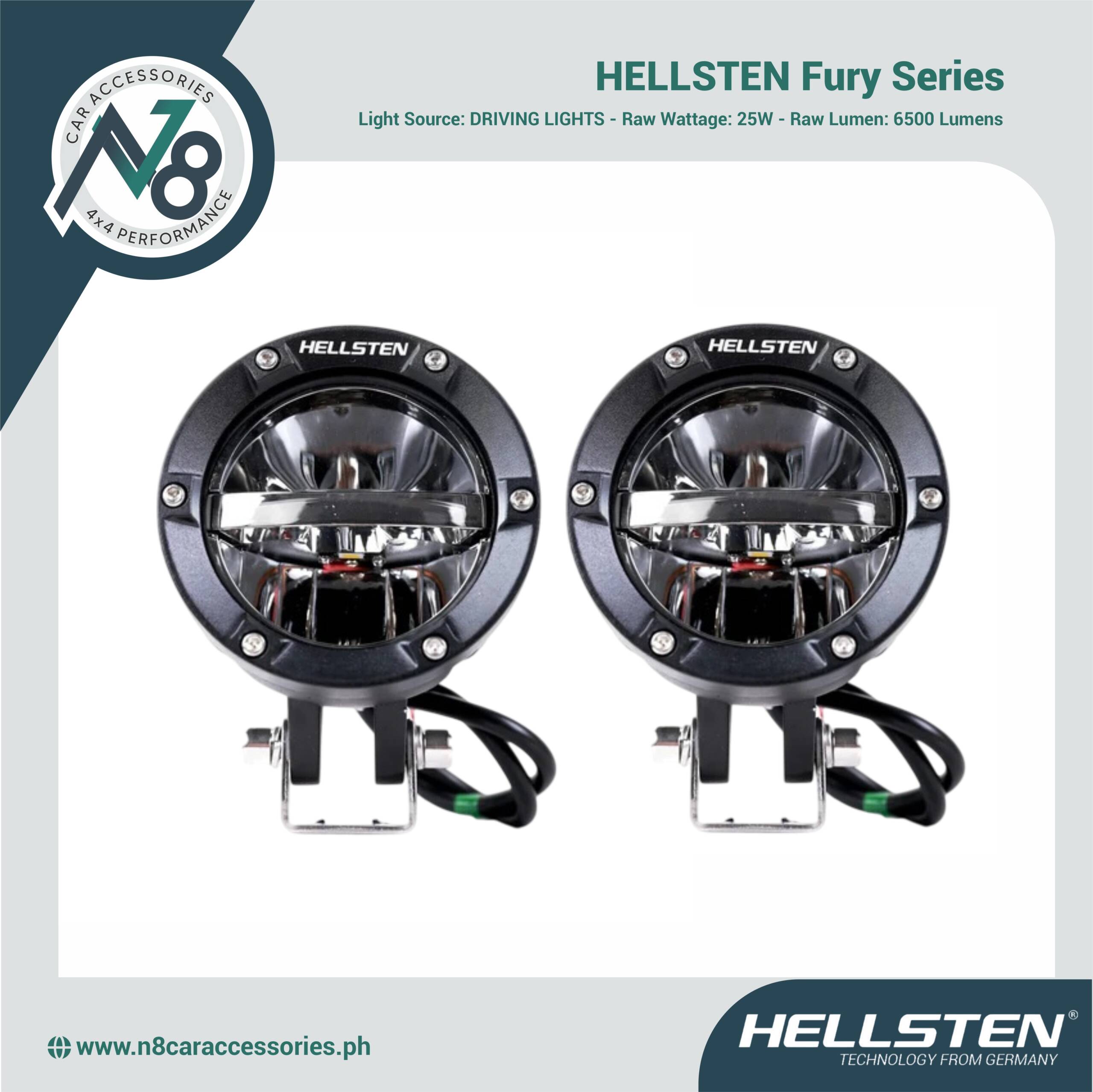 HELLSTEN Fury Series - PAIR Genuine