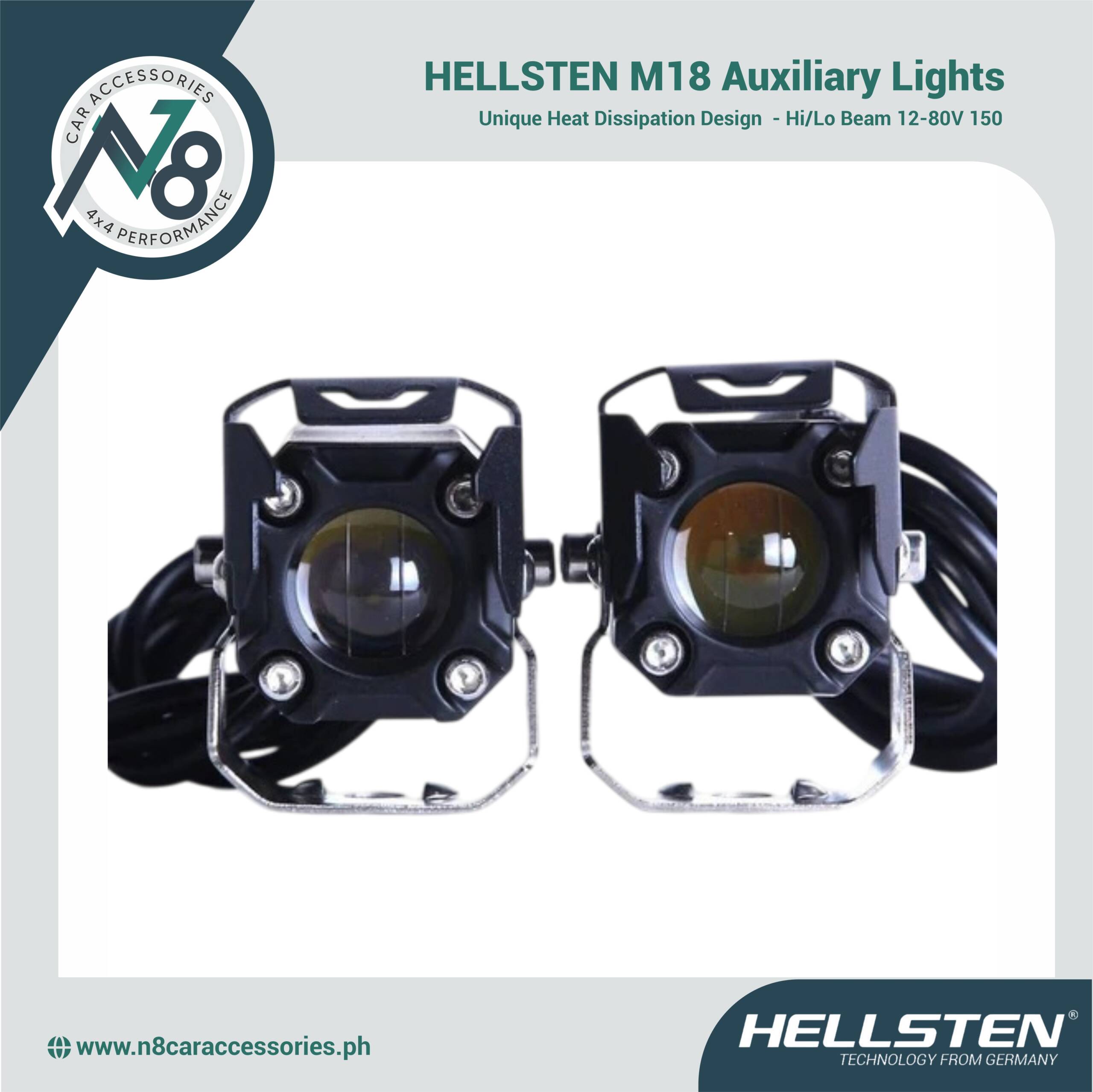 HELLSTEN M18 Auxiliary Lights Genuine