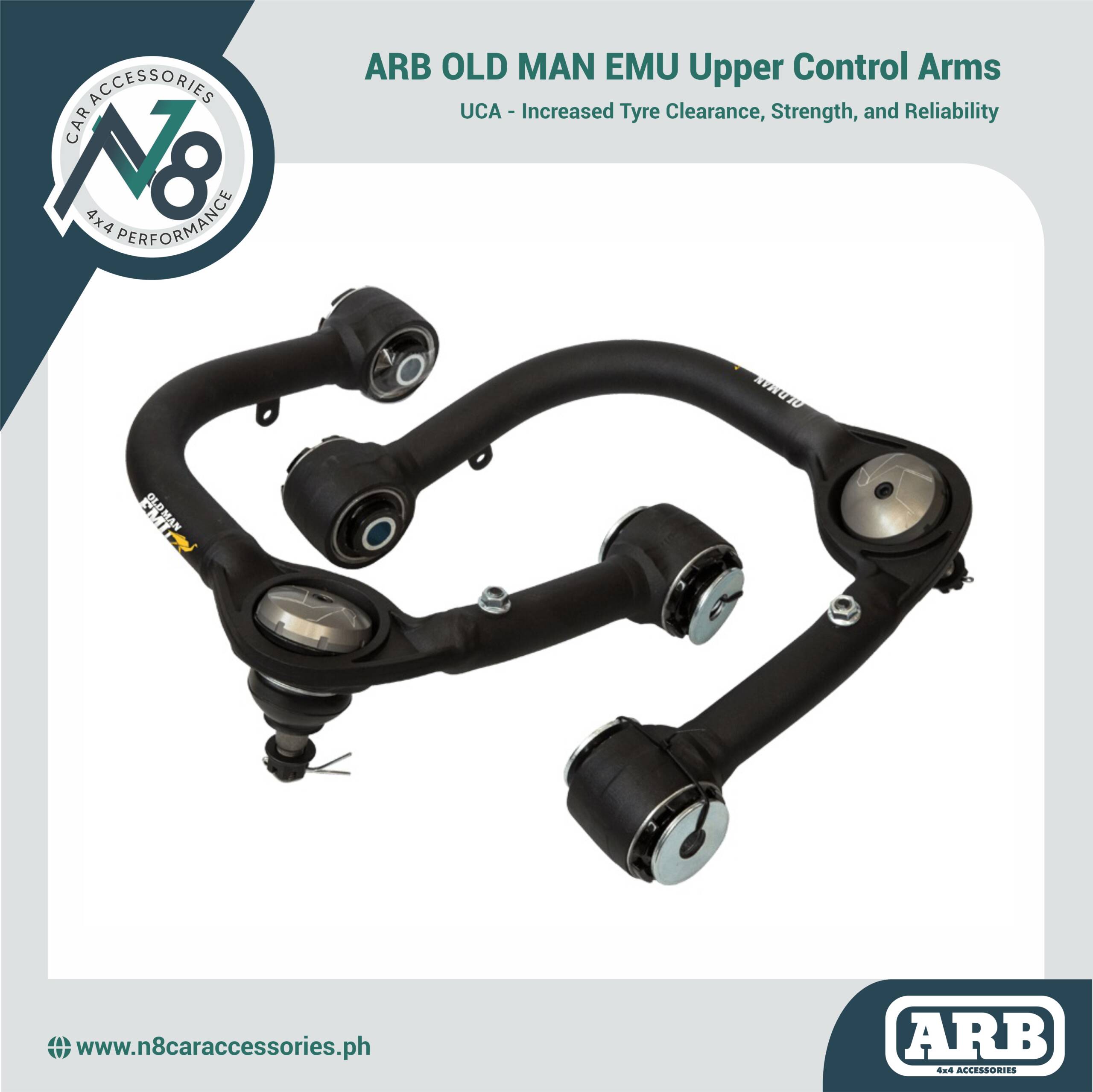 ARB OLD MAN EMU Upper Control Arms (UCA) Genuine