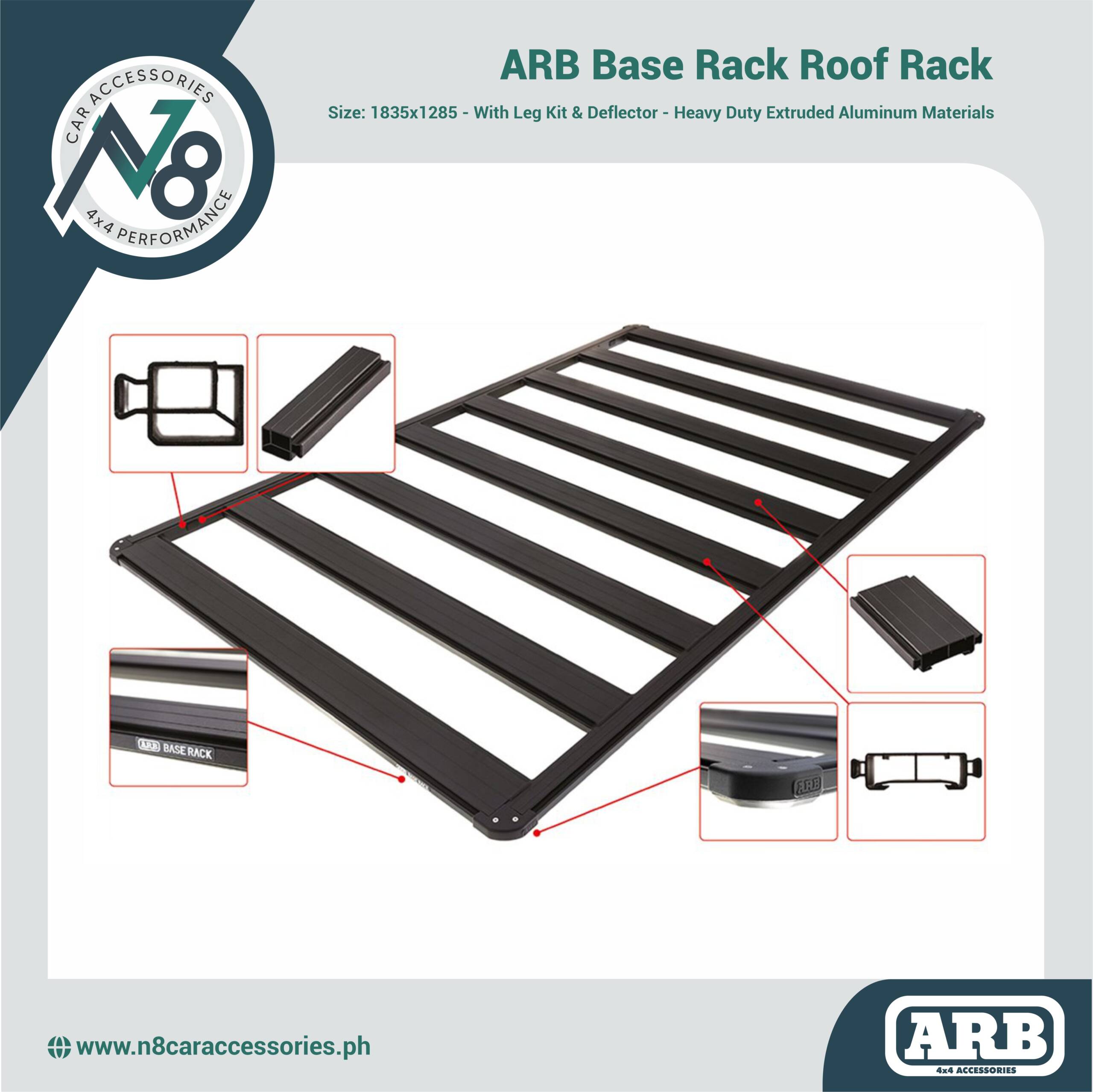 ARB Base Rack Roof Rack 1835mmx1285mm Genuine