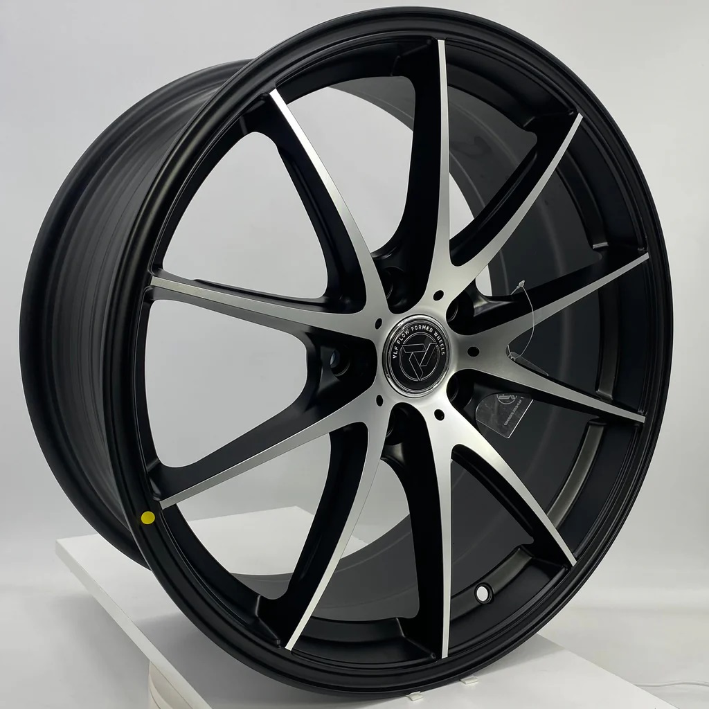 VLF ULF20 18x8 5x112 et38 Black Machine Face Genuine - Image 2